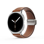 DUX DUCIS YA系列磁吸扣真皮錶帶，適用於 Samsung Galaxy Watch8 / Watch8 Classic