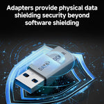 USB Charging Data Protection Blocker, USB-A Female to USB-A Male, Type-C Male to USB-A Female, Type-C Male to Type-C Female, Type-C Male to USB-A Male