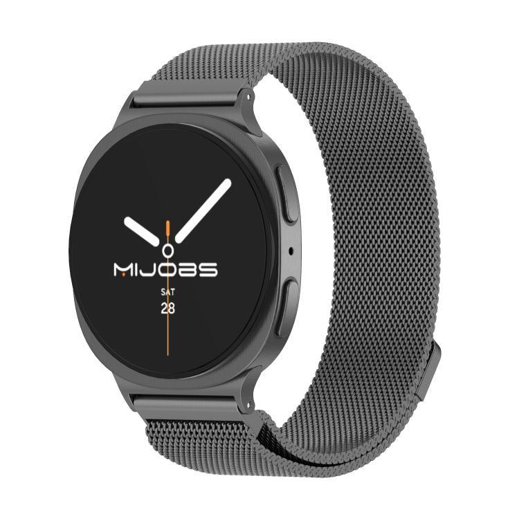 MIJOBS米蘭磁吸金屬錶帶，適用於 Samsung Galaxy Watch8 / Watch8 Classic