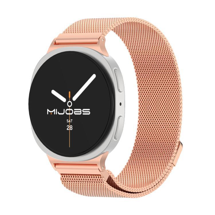 MIJOBS米蘭磁吸金屬錶帶，適用於 Samsung Galaxy Watch8 / Watch8 Classic