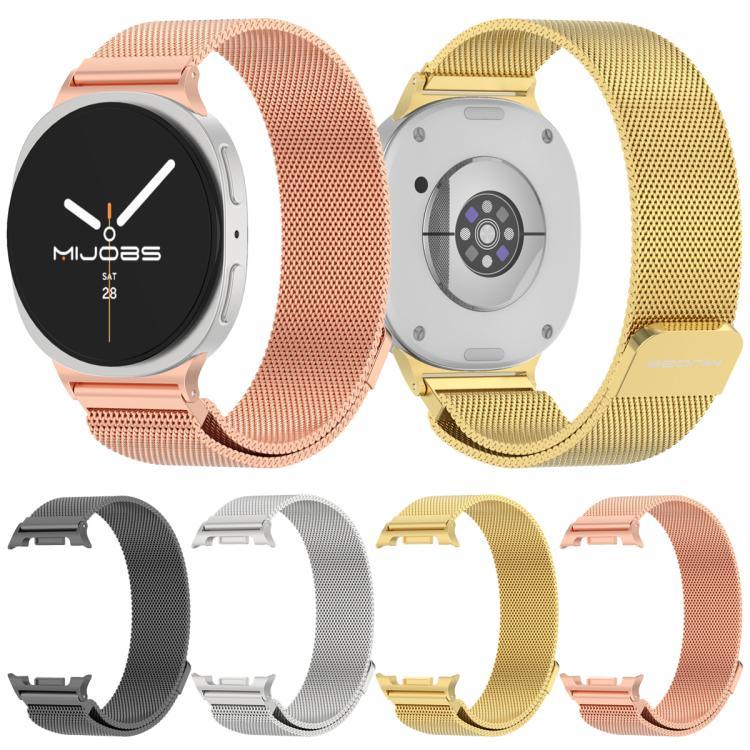 MIJOBS米蘭磁吸金屬錶帶，適用於 Samsung Galaxy Watch8 / Watch8 Classic