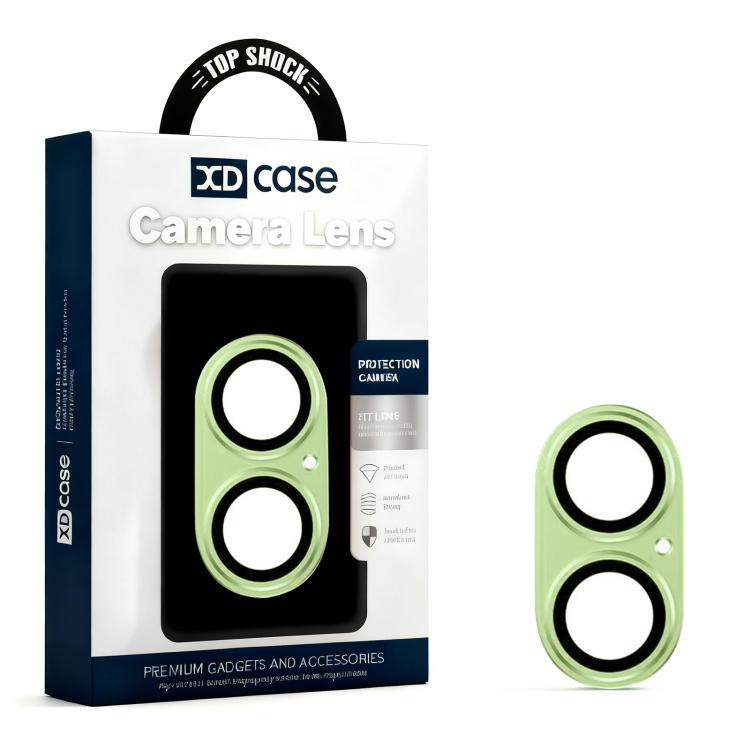 XDcase Armor 全覆蓋磨砂金屬相機鏡頭環膜，適用於 iPhone 17