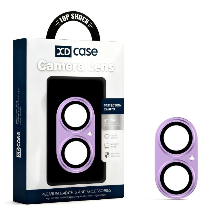 XDcase Armor 全覆蓋磨砂金屬相機鏡頭環膜，適用於 iPhone 17