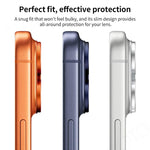 XDcase Armor 全覆蓋磨砂金屬相機鏡頭環膜，適用於 iPhone 17