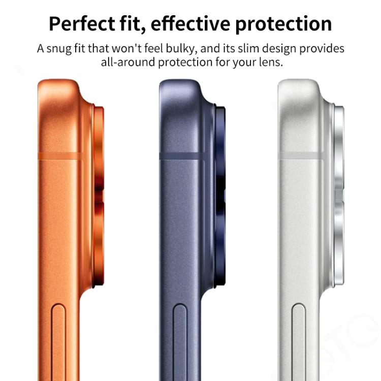 XDcase Armor 全覆蓋磨砂金屬相機鏡頭環膜，適用於 iPhone 17