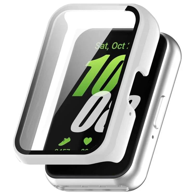 xDfind鋼化膜一體成型PC錶殼，適用於 Samsung Galaxy Fit3