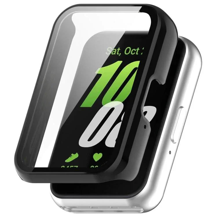 xDfind鋼化膜一體成型PC錶殼，適用於 Samsung Galaxy Fit3