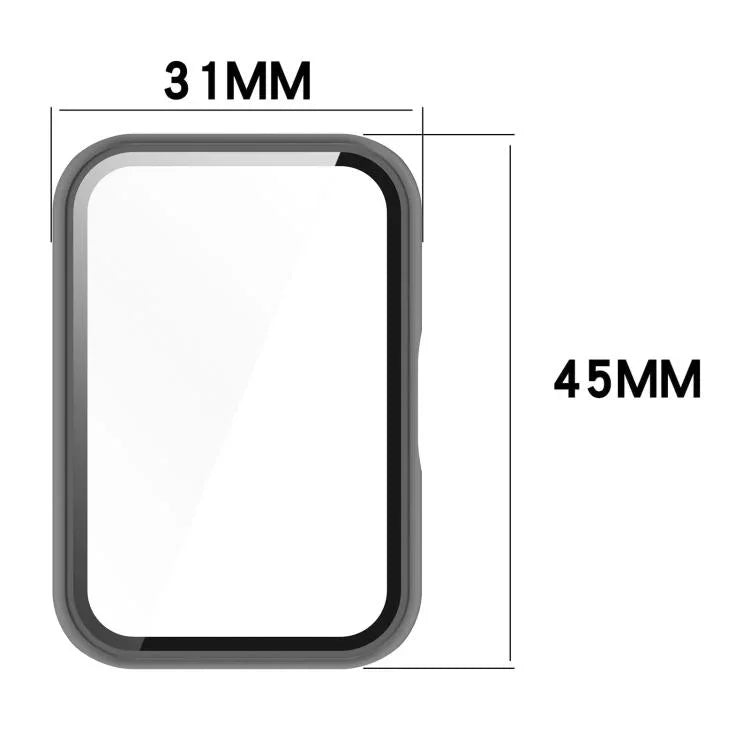 xDfind鋼化膜一體成型PC錶殼，適用於 Samsung Galaxy Fit3