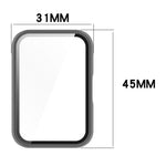 xDfind鋼化膜一體成型PC錶殼，適用於 Samsung Galaxy Fit3