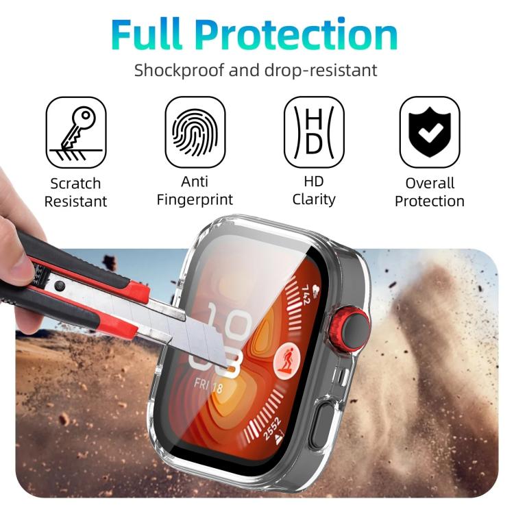 xDfind Tempered Film Integrated PC Watch Protective Cover, For Huawei Watch Fit 4 Pro, For Huawei Watch Fit 4