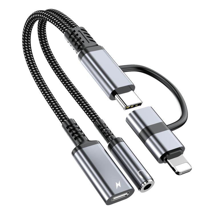 4合1 USB-C / Type-C，8針轉USB-C / Type-C，3.5毫米音頻線轉接器，Type-C，8針轉USB-C / Type-C，3.5毫米