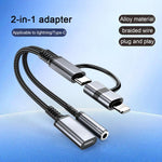 4合1 USB-C / Type-C，8針轉USB-C / Type-C，3.5毫米音頻線轉接器，Type-C，8針轉USB-C / Type-C，3.5毫米