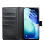 QIALINO 經典第三代真皮手機殼，適用於 iPhone 17 Pro Max，適用於 iPhone 17 Pro，適用於 iPhone 17，適用於 iPhone Air