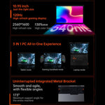 ONE-NETBOOK OneXPlayer X1 Air 10.95 吋掌上遊戲機，Windows 11 Intel Core Ultra 5 228V，32GB+512GB，32GB+1TB