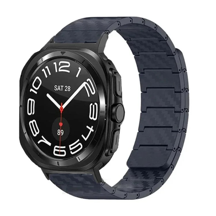 碳纖維磁吸環錶帶，適用於 Samsung Galaxy Watch Ultra 47mm / Ultra 2025，及 Samsung Galaxy Watch8 / Watch8 Classic
