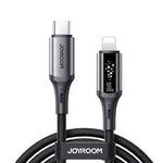 JOYROOM S-A60 StarTalk 系列 30W Type-C 轉 8 Pin 快充數據線，長度：1.2m，Type-C 轉 8 Pin
