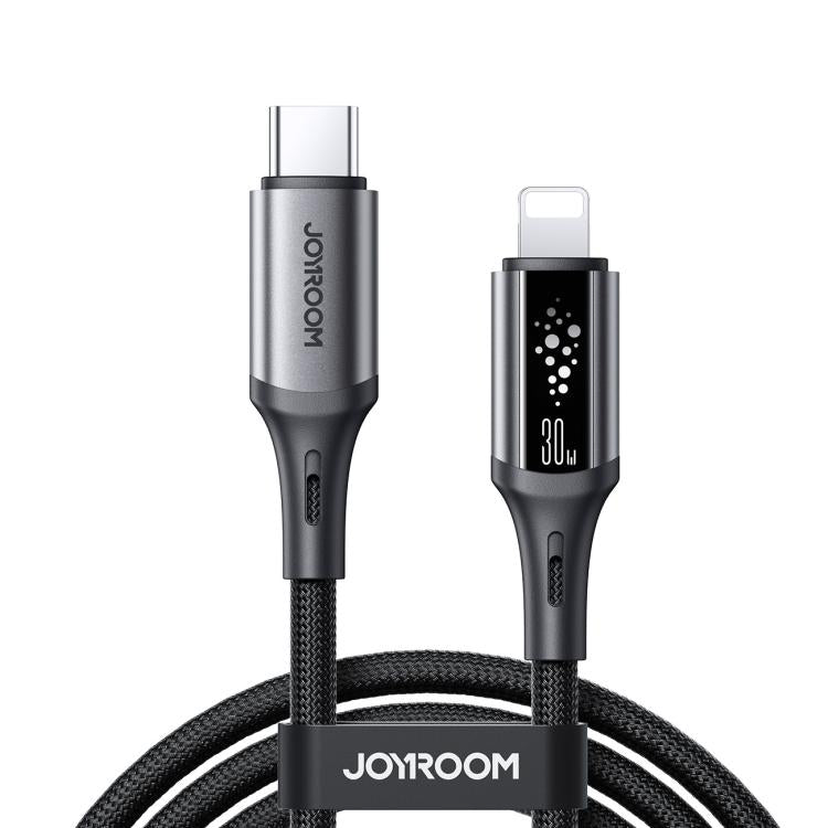 JOYROOM S-A60 StarTalk 系列 30W Type-C 轉 8 Pin 快充數據線，長度：1.2m，Type-C 轉 8 Pin