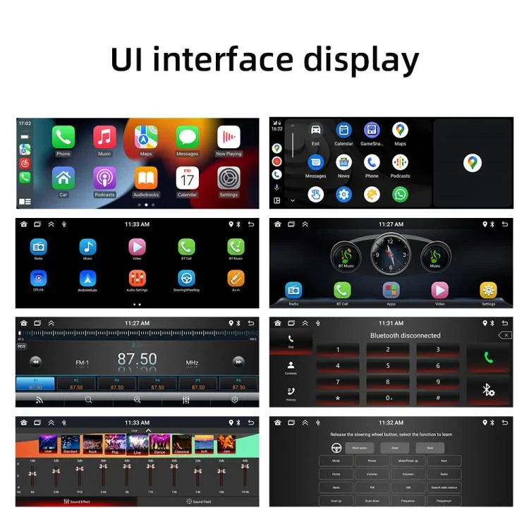 F6021 6.86 吋 IPS 螢幕車用 1Din MP5 播放器 支援 CarPlay 與 Android Auto，F6021