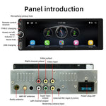 F6021 6.86 吋 IPS 螢幕車用 1Din MP5 播放器 支援 CarPlay 與 Android Auto，F6021
