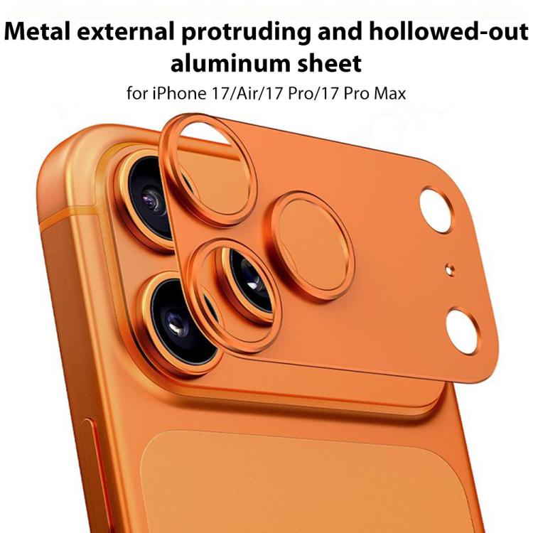 XDcase 鈦合金鏤空相機鏡頭保護器，適用於 iPhone 17 Pro Max、iPhone 17 Pro