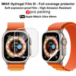 2片裝 imak 曲面全螢幕水凝膜保護貼，適用於 Apple Watch Ultra 1/2/3 49mm