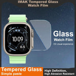 IMAK 強化玻璃錶面保護膜，適用於 Apple Watch Ultra 1/2/3 49mm