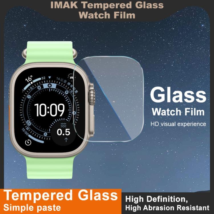IMAK 強化玻璃錶面保護膜，適用於 Apple Watch Ultra 1/2/3 49mm