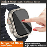 IMAK 強化玻璃錶面保護膜，適用於 Apple Watch Ultra 1/2/3 49mm