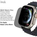 imak 高清全螢幕隱私強化玻璃保護膜，適用於 Apple Watch Ultra 1/2/3 49mm