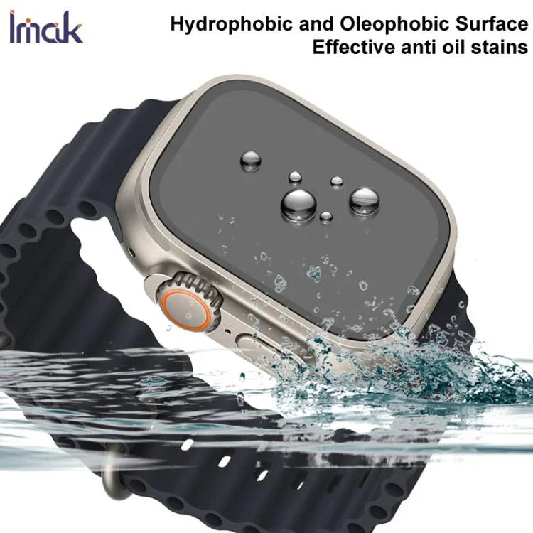 imak 高清全螢幕隱私強化玻璃保護膜，適用於 Apple Watch Ultra 1/2/3 49mm