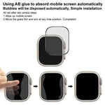 imak 高清全螢幕隱私強化玻璃保護膜，適用於 Apple Watch Ultra 1/2/3 49mm