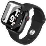 imak 一體成型保護殼與保護膜附矽膠錶帶，適用於 Apple Watch SE 1/2/3/系列 4/5/6 44mm，適用於 Apple Watch SE 1/2/3/系列 4/5/6 40mm