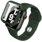 imak 一體成型保護殼與保護膜附矽膠錶帶，適用於 Apple Watch SE 1/2/3/系列 4/5/6 44mm，適用於 Apple Watch SE 1/2/3/系列 4/5/6 40mm