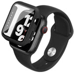 imak 一體成型保護殼與保護膜附矽膠錶帶，適用於 Apple Watch SE 1/2/3/系列 4/5/6 44mm，適用於 Apple Watch SE 1/2/3/系列 4/5/6 40mm