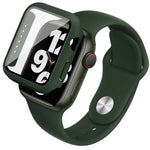 imak 一體成型保護殼與保護膜附矽膠錶帶，適用於 Apple Watch SE 1/2/3/系列 4/5/6 44mm，適用於 Apple Watch SE 1/2/3/系列 4/5/6 40mm
