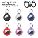 xDfind 彈簧扣PC保護套，適用於AirTag第二代/第一代