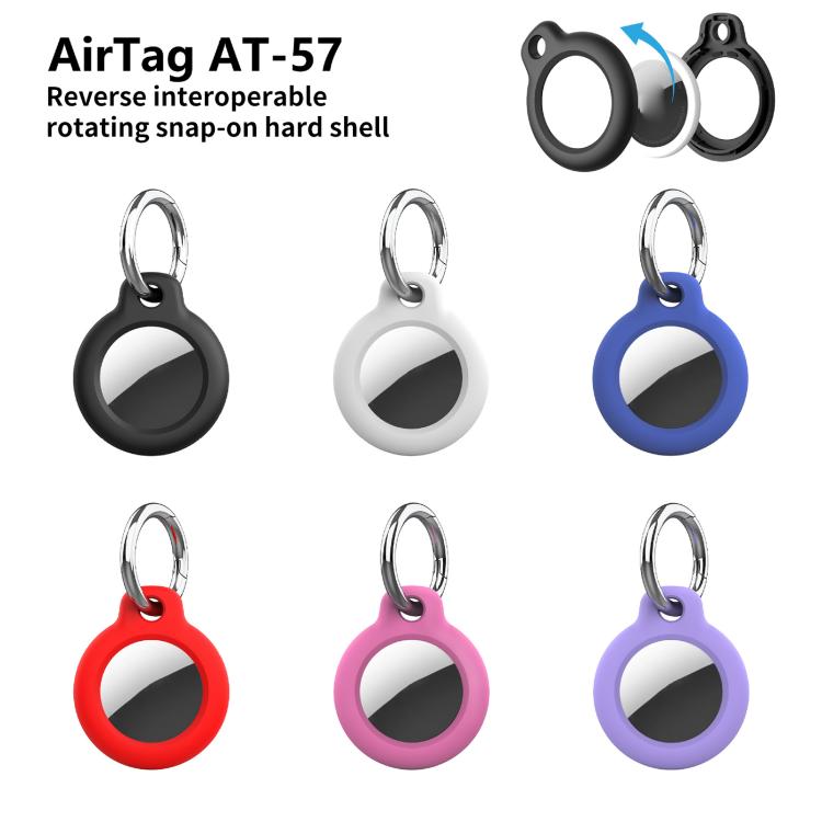 xDfind 彈簧扣PC保護套，適用於AirTag第二代/第一代