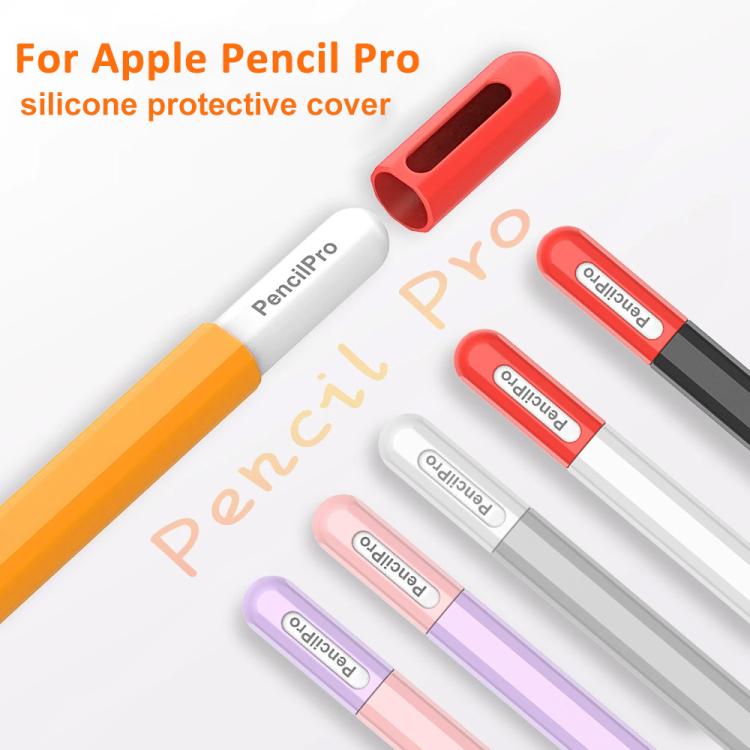 XDcase 對比色矽膠保護觸控筆套，適用於 Apple Pencil Pro / 2、Apple Pencil Pro / 2 / 1、Apple Pencil USB-C / 3