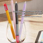 XDcase 對比色矽膠保護觸控筆套，適用於 Apple Pencil Pro / 2、Apple Pencil Pro / 2 / 1、Apple Pencil USB-C / 3