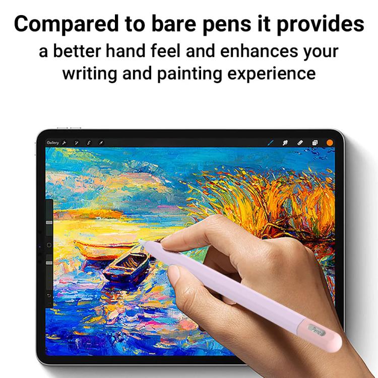 XDcase 對比色矽膠保護觸控筆套，適用於 Apple Pencil Pro / 2、Apple Pencil Pro / 2 / 1、Apple Pencil USB-C / 3