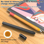 XDcase 對比色矽膠保護觸控筆套，適用於 Apple Pencil Pro / 2、Apple Pencil Pro / 2 / 1、Apple Pencil USB-C / 3