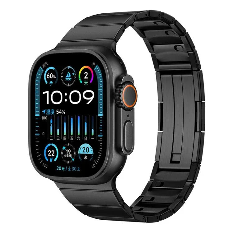 單珠快拆不鏽鋼錶帶，適用於 Apple Watch 46mm / 49mm / 45mm / 44mm，適用於 Apple Watch 42mm / 41mm / 40mm / 38mm