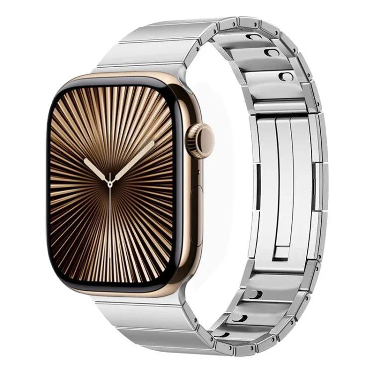 單珠快拆不鏽鋼錶帶，適用於 Apple Watch 46mm / 49mm / 45mm / 44mm，適用於 Apple Watch 42mm / 41mm / 40mm / 38mm