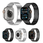 單珠快拆不鏽鋼錶帶，適用於 Apple Watch 46mm / 49mm / 45mm / 44mm，適用於 Apple Watch 42mm / 41mm / 40mm / 38mm