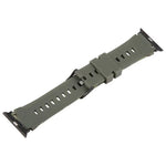 xDfind 黑色接頭迷彩印花矽膠錶帶，適用於 Apple Watch 42 / 44 / 45 / 46 / 49mm，適用於 Apple Watch 38 / 40 / 41 / S10 42mm