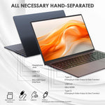 GXMO T160 16吋 Windows 11 筆記型電腦，16GB+512GB，AMD Ryzen 5 7430U 六核心處理器，歐規插頭，美規插頭，英規插頭，澳規插頭