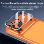XDcase 絲網一體化鋼化玻璃後置相機膜，適用於 iPhone 17 Pro Max、iPhone 17 Pro、iPhone 17、iPhone Air、iPhone 16 Pro / 16 Pro Max、iPhone 16 / 16 Plus、iPhone 15 Pro / 15 Pro Max、iPhone 15 / 15 Plus