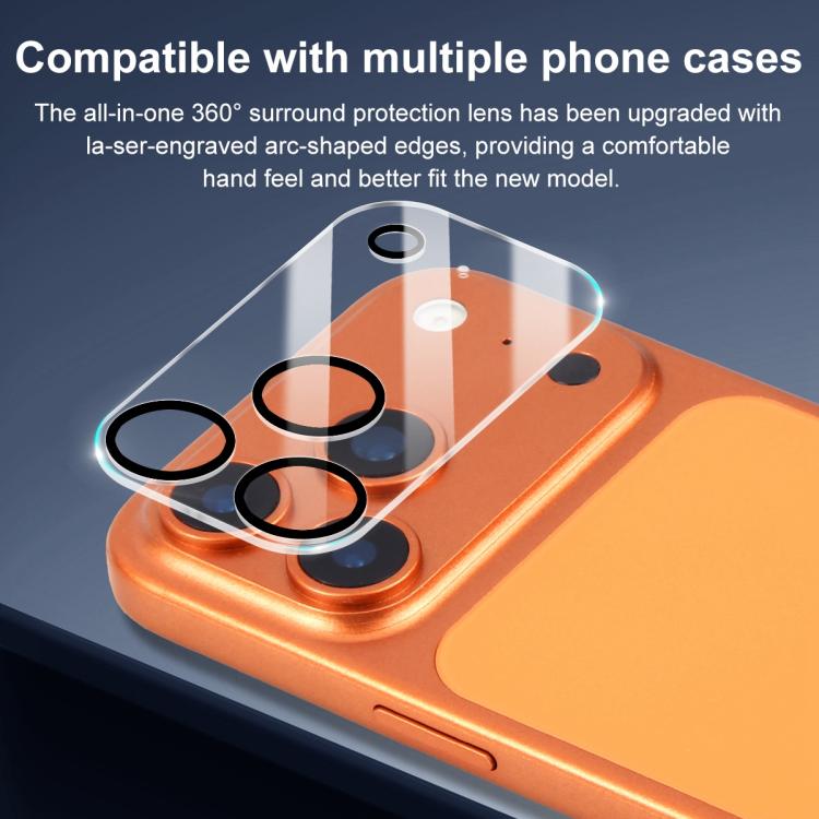 XDcase 絲網一體化鋼化玻璃後置相機膜，適用於 iPhone 17 Pro Max、iPhone 17 Pro、iPhone 17、iPhone Air、iPhone 16 Pro / 16 Pro Max、iPhone 16 / 16 Plus、iPhone 15 Pro / 15 Pro Max、iPhone 15 / 15 Plus