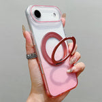 透明漸層 360 度旋轉支架 MagSafe 手機殼，適用於 iPhone 17 Pro Max，適用於 iPhone 17 Pro，適用於 iPhone 17，適用於 iPhone Air，適用於 iPhone 16 Pro Max，適用於 iPhone 16 Pro，適用於 iPhone 16 Plus，適用於 iPhone 16