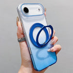 透明漸層 360 度旋轉支架 MagSafe 手機殼，適用於 iPhone 17 Pro Max，適用於 iPhone 17 Pro，適用於 iPhone 17，適用於 iPhone Air，適用於 iPhone 16 Pro Max，適用於 iPhone 16 Pro，適用於 iPhone 16 Plus，適用於 iPhone 16